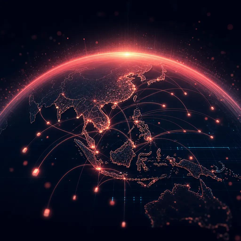 UCMoney 正式上线:中国—东盟数字贸易航线图